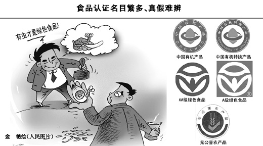有机蔬菜何以鱼龙混杂　认证标志无防伪功能