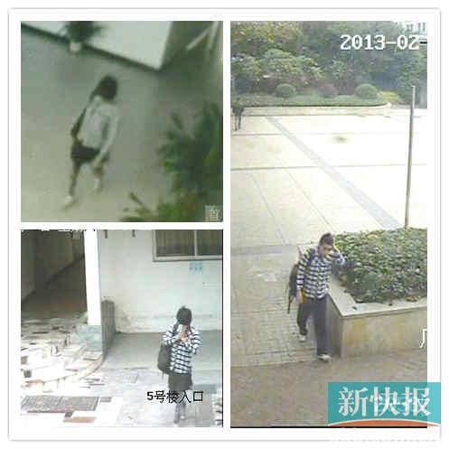 盗贼穿蕾丝短裙男扮女装夜盗公司三台电脑