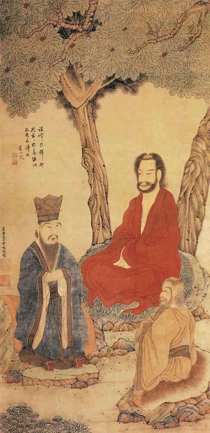 丁云鹏：《三教图》