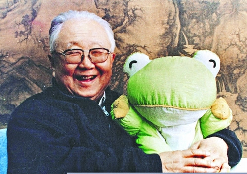 启功---用7分钱一支毛笔 名片只有两行字 