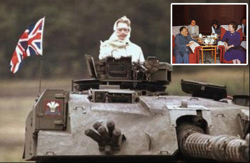 英前首相撒切尔夫人中风去世 曾与邓小平激烈交锋