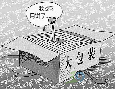 一盒月饼穿三层衣 空隙率超标、涉嫌过度包装