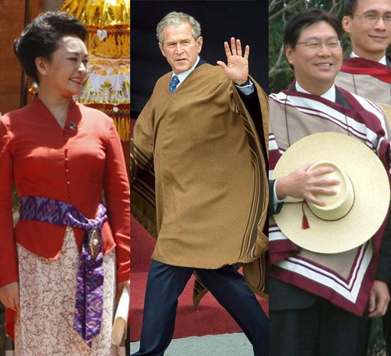 盘点历届APEC领导人“特色服装秀”