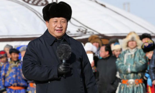 习近平农历马年前夕向全国各族人民和全球华人拜年