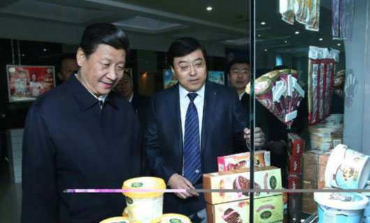 习近平考察乳企 叮嘱要高度重视食品安全问题