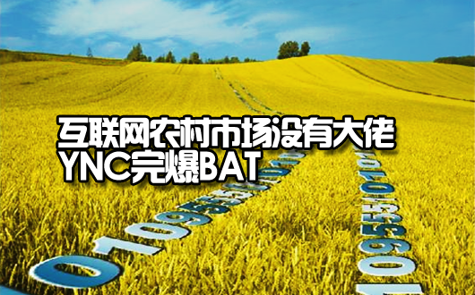 互联网农村市场没有大佬  YNC完爆BAT