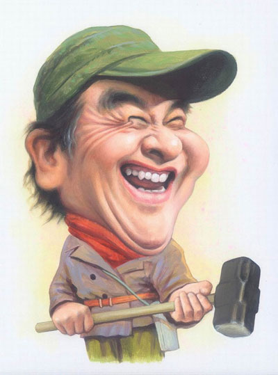 朱自尊的名人漫画
