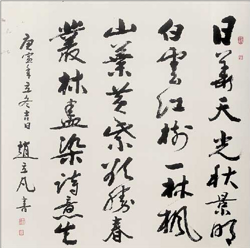 赵立凡书法