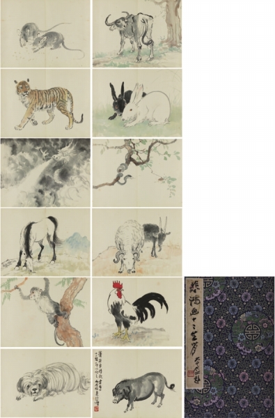 刘益谦又任性4600万元买下徐悲鸿《十二生肖册》