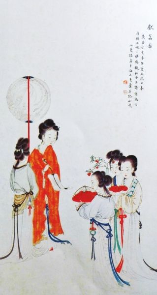 东方才女陆小曼的《献荔图》