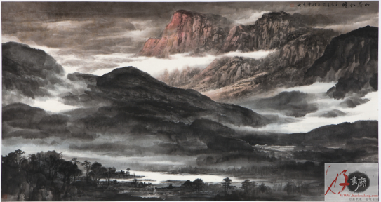周武元国画作品随想 人生最曼妙的风景何处