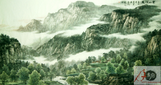 周武元国画作品