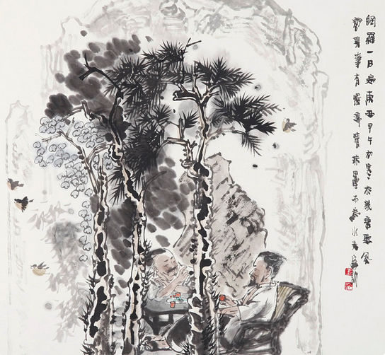 王家训的画中话：南人北相真性情