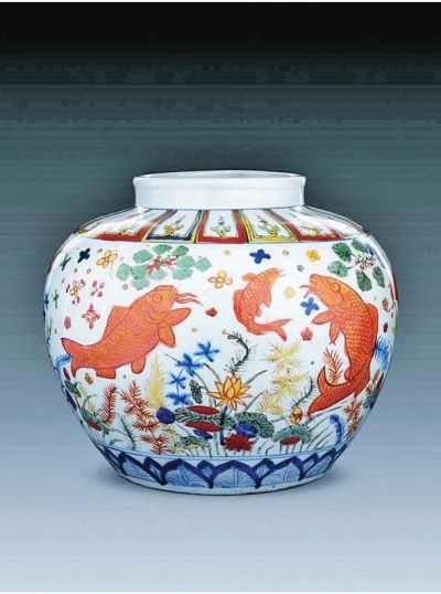 陶瓷器物上的风景