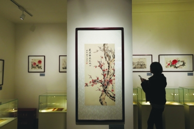 26幅宋美龄&ldquo;画作&rdquo;集中亮相美龄宫