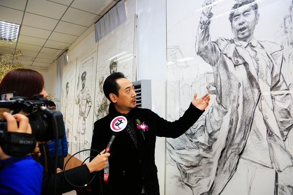 &ldquo;周恩来总理伟大一生&rdquo;迎新春画展在京举行