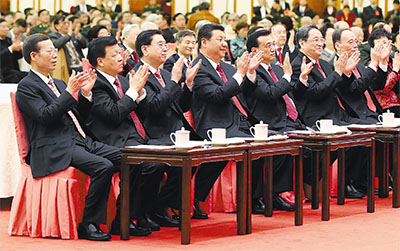 中共中央国务院举行春节团拜会