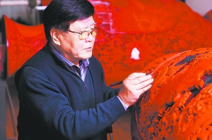 当代雕漆精品渐成收藏热点