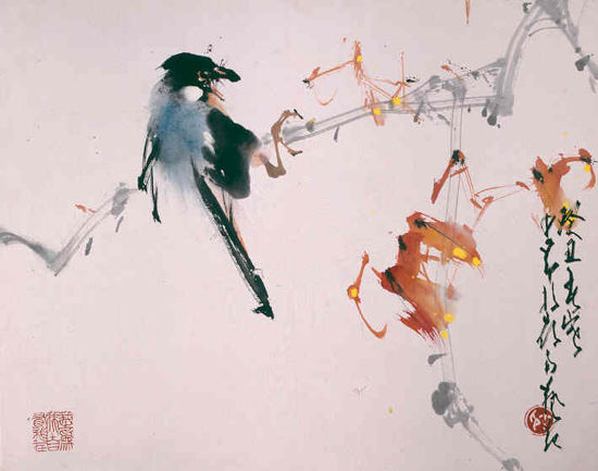 灵动鲜活气韵生动：简析赵少昂的花鸟画艺术特点