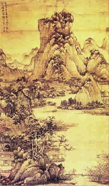 元代王蒙《夏山隐居图》鉴赏