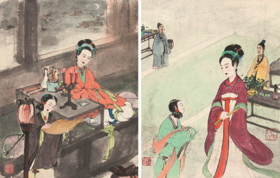 傅抱石 武则天 成交价:1322.5万元