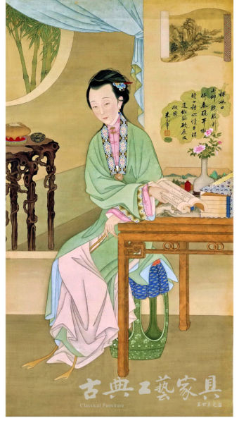 清代家具鉴赏：从《十二美人图》看雍正朝家具