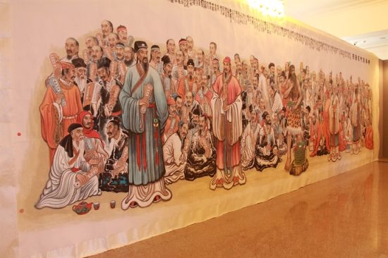 五千年绘画工程作品展亮相京城