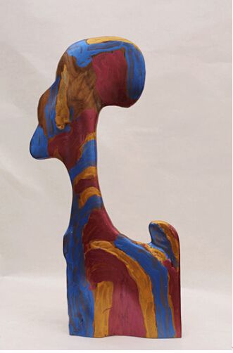 佳作赏析：王清州当代艺术雕塑作品《ta》