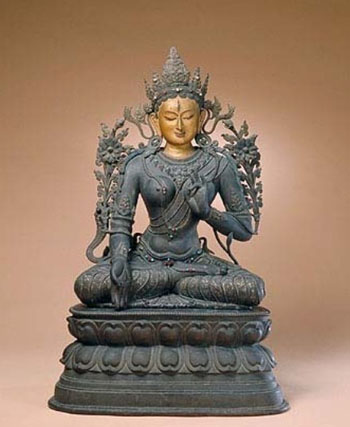 清朝皇宫遗存的六尊精美绝伦的度母像