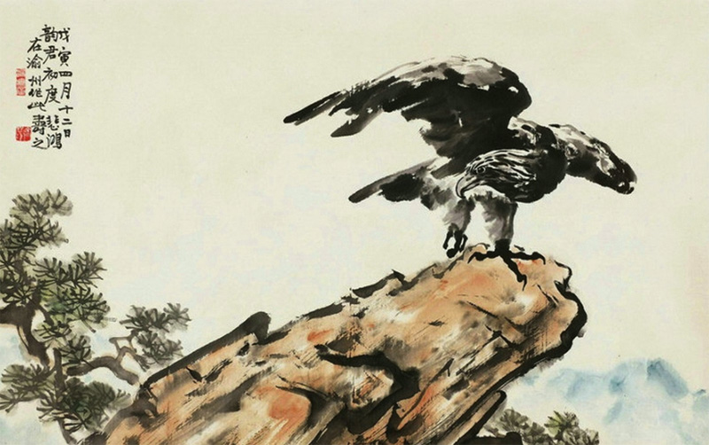 徐悲鸿的鹰也画的极妙【4】