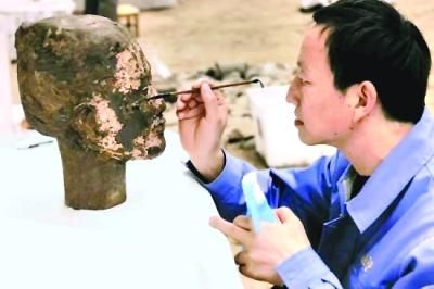 兵马俑2号坑或出土蓝脸俑 外国兵面世几率小 