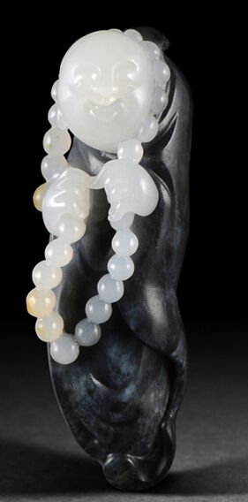 00860 徐志浩 和田青花籽料佛挂件 00860 徐志浩 和田青花籽料佛挂件