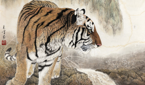 袁峰画作：意与境合形神兼备