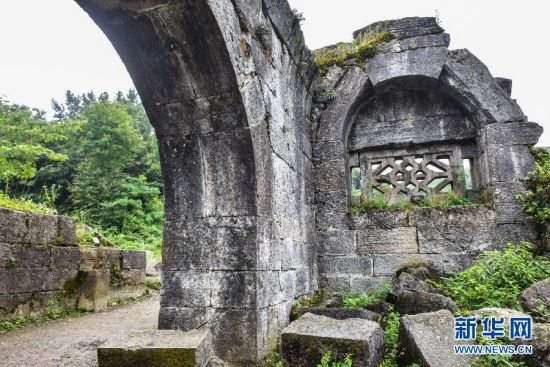 图为贵州播州海龙屯飞龙关遗址(7月3日摄)。 新华社记者 刘续 摄 图片来源:新华网