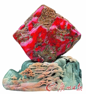 一字之差价值相距甚远 鸡血玉难媲美鸡血石