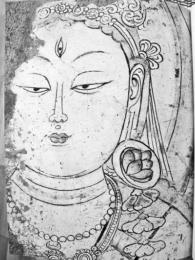 达玛沟佛寺壁画&ldquo;回家&rdquo; 创作于公元6-8世纪间