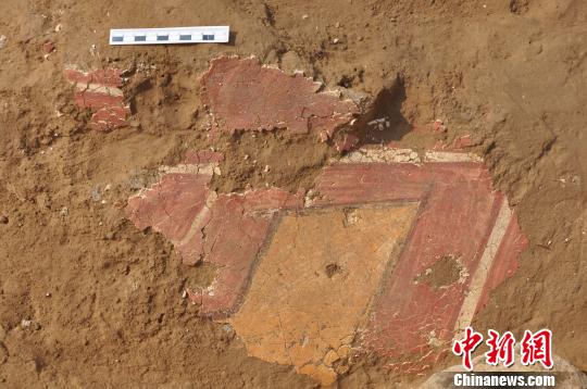 石峁遗址现神秘绿色颜料 4000年前壁画技法或确立