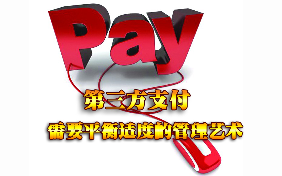 第三方支付需要平衡适度的管理艺术