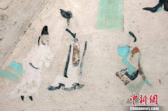 敦煌壁画、文献记载七夕习俗：求良缘（图）