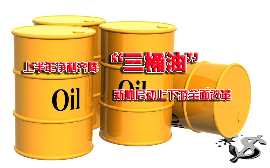 上半年净利齐降 &ldquo;三桶油&rdquo;新帅启动上下游全面改革