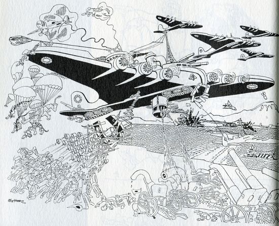 &ldquo;三毛之父&rdquo;张乐平抗战漫画作品