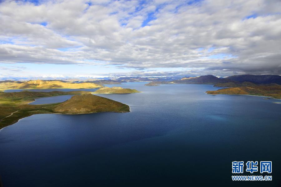 大美西藏 鸟瞰羊湖