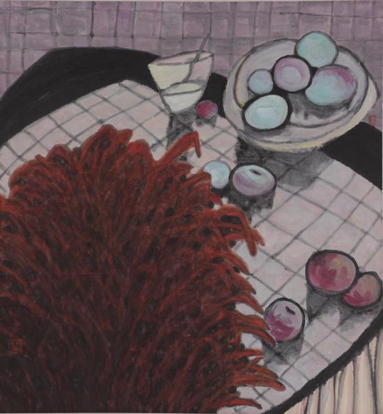 杨佴旻作品《有绿果子的静物》拍卖逾百万成交