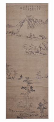 明末清初画家邹之麟《平陵水色图》