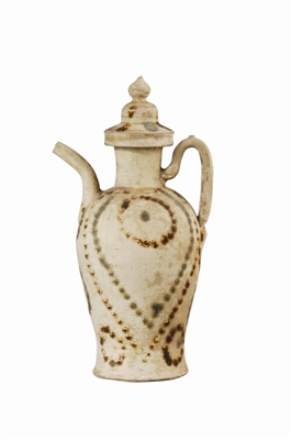 赏析唐代长沙窑点彩执壶