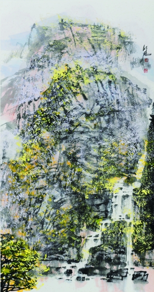 丁竹君山水画：雍容典雅 墨色相生