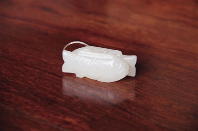 元代叠放鳜鱼双鱼佩赏析