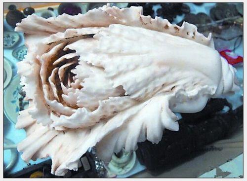 纳福欣赏各种材料雕刻的白菜