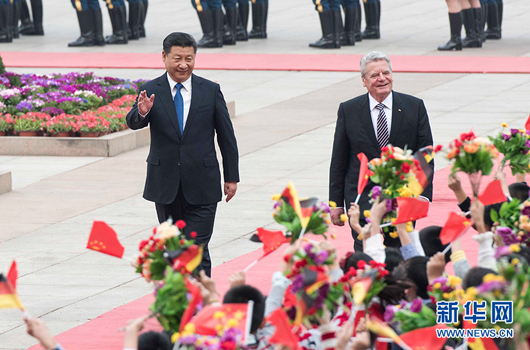 习近平同德国总统高克举行会谈