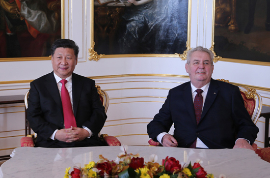 习近平同捷克总统举行会谈